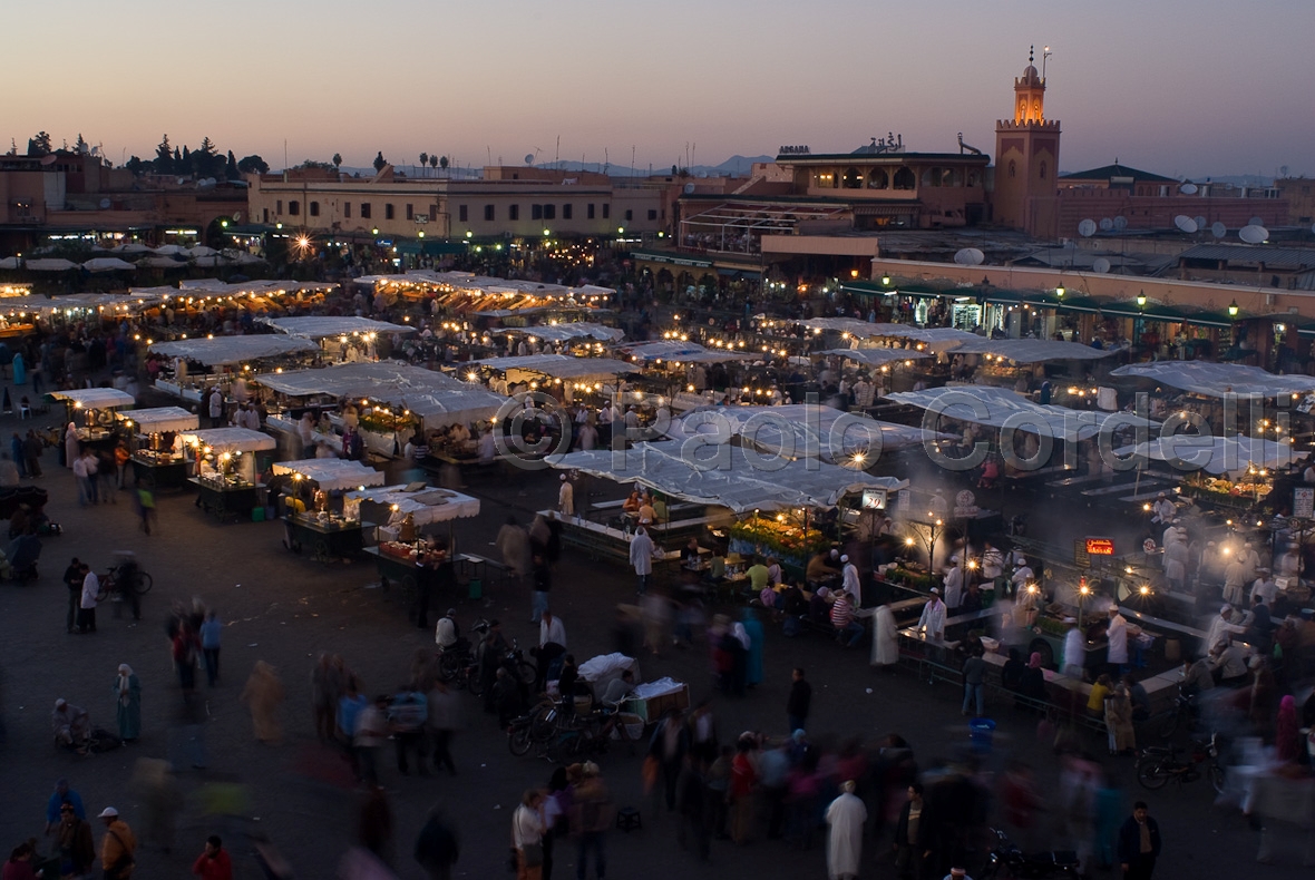 Djemaa el Fna Square , Marrakech, Morocco
(cod:Morocco 09)